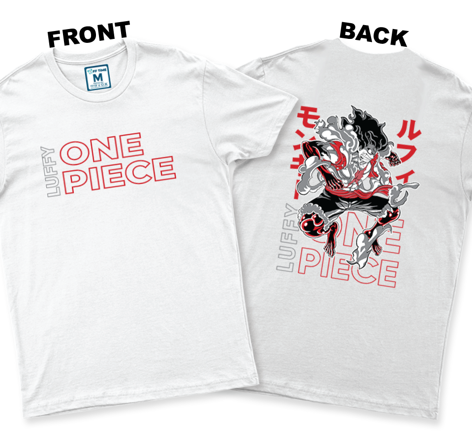 C.Spandex Shirt: Luffy Gear 4 (Front and Back)