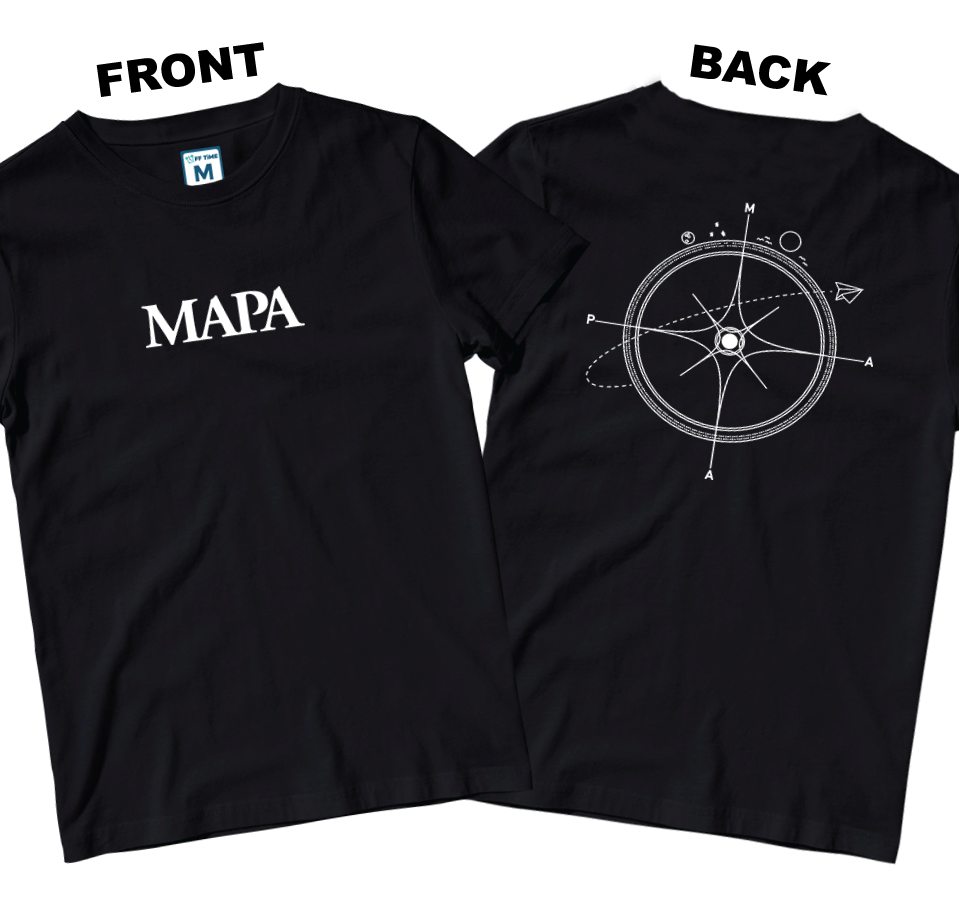 Cotton Shirt: Mapa (Front and Back)