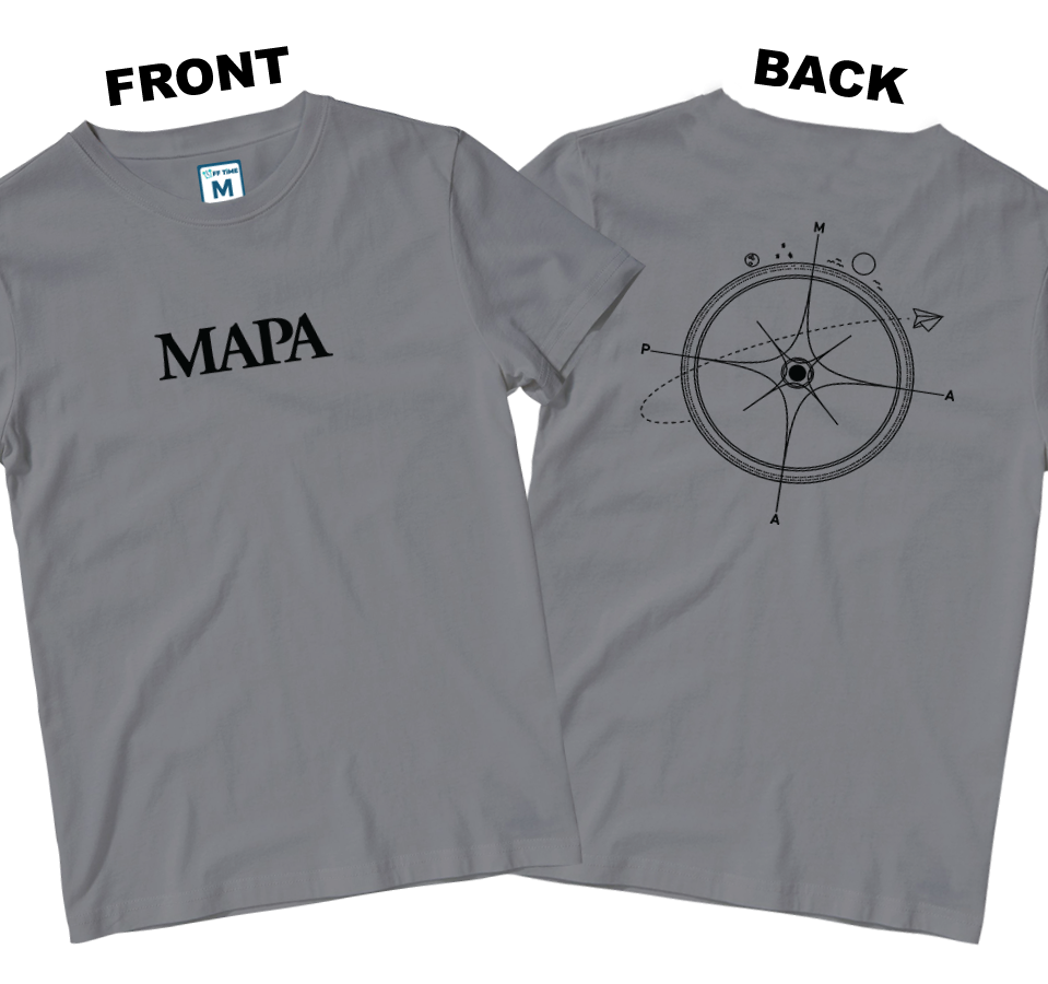 Cotton Shirt: Mapa (Front and Back)