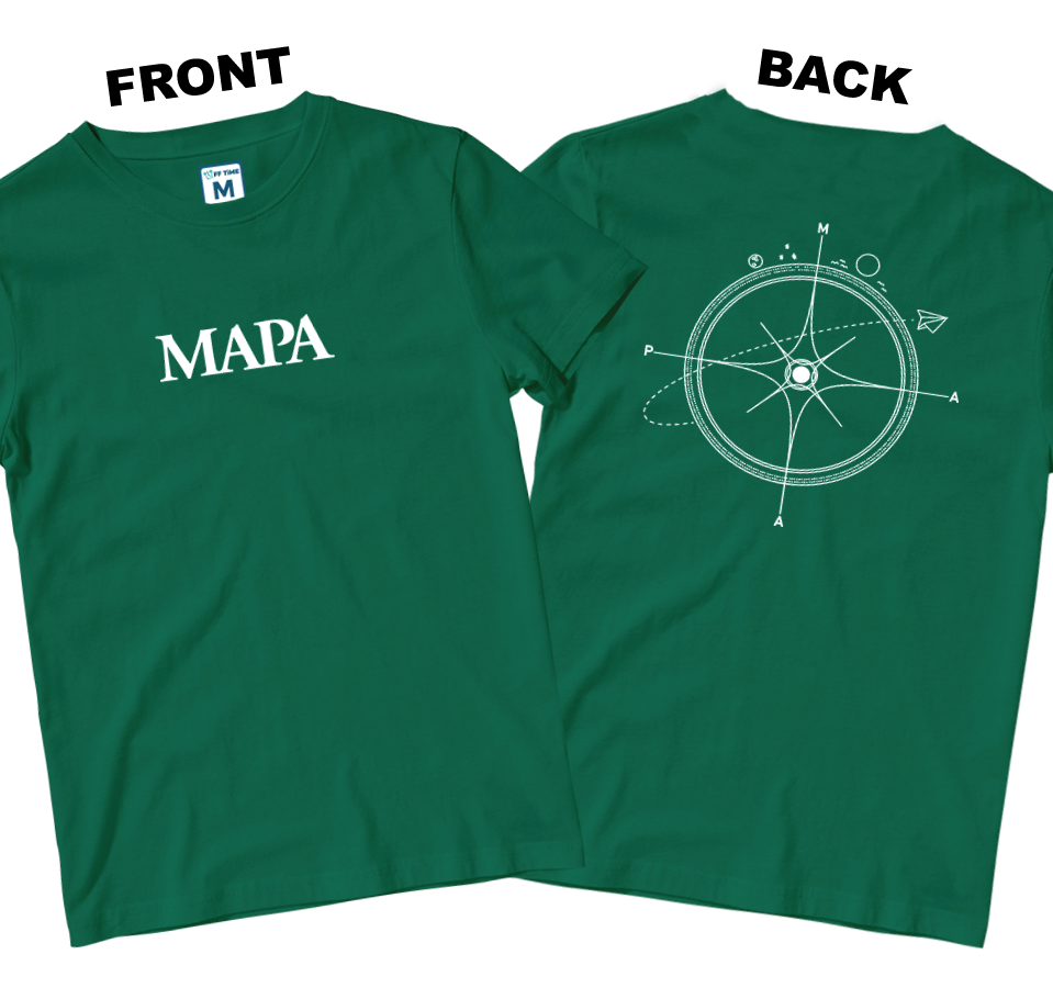 Cotton Shirt: Mapa (Front and Back)