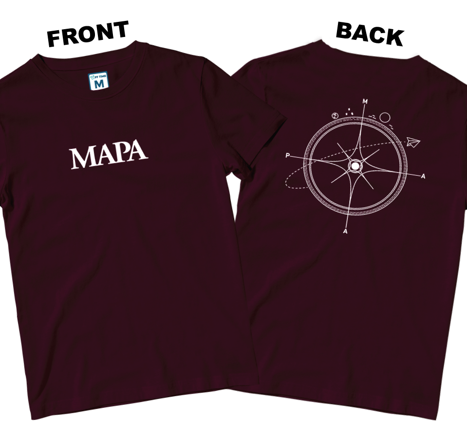 Cotton Shirt: Mapa (Front and Back)