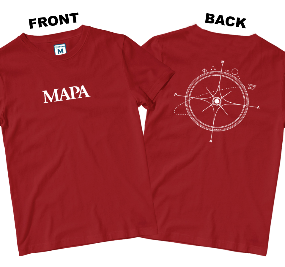 Cotton Shirt: Mapa (Front and Back)