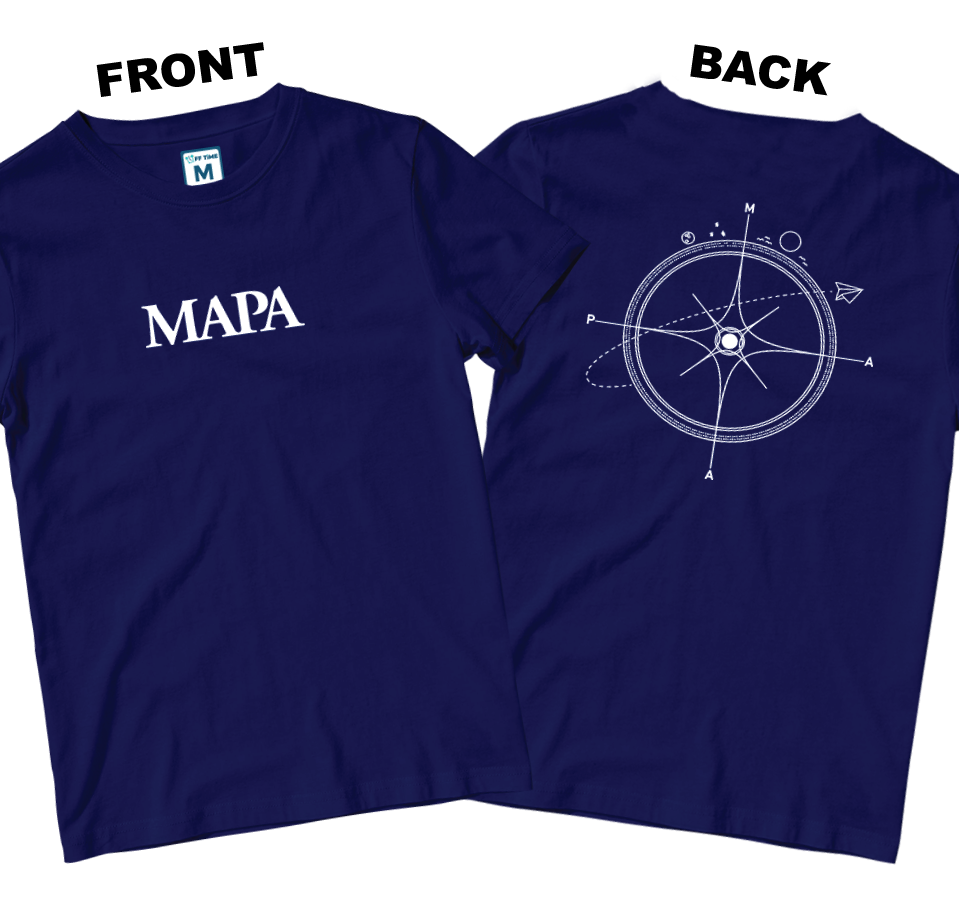 Cotton Shirt: Mapa (Front and Back)