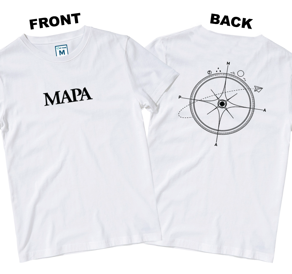 Cotton Shirt: Mapa (Front and Back)