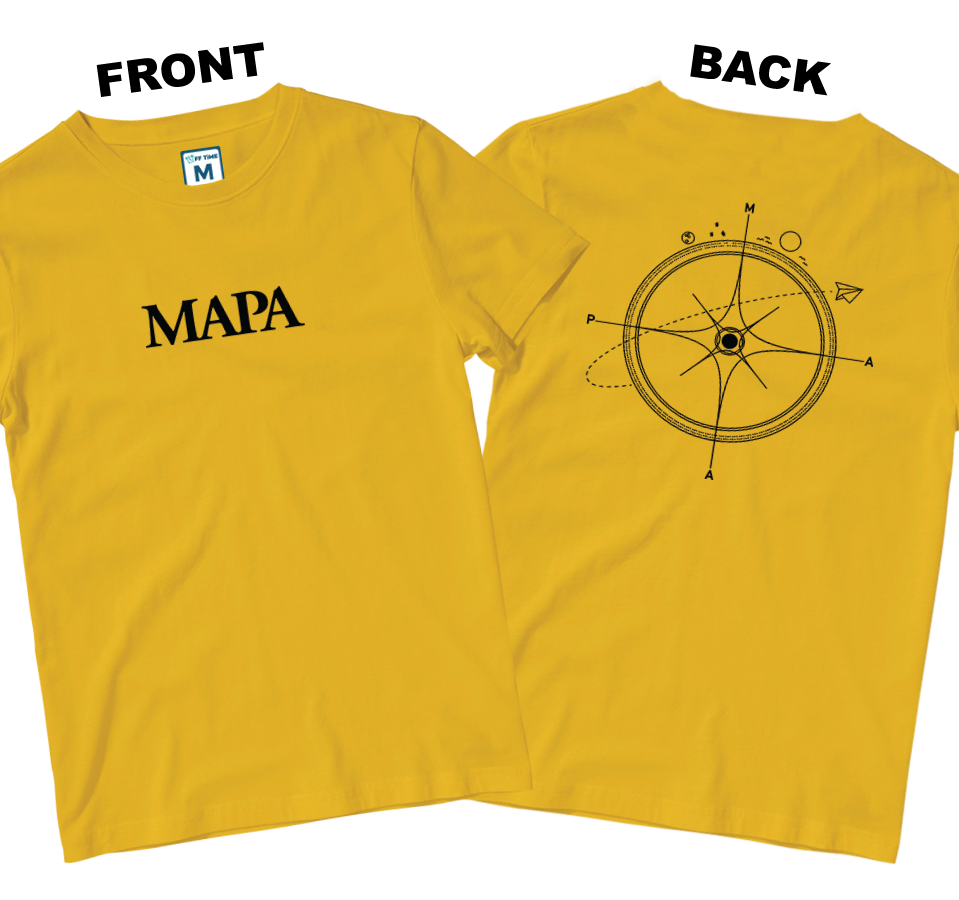 Cotton Shirt: Mapa (Front and Back)