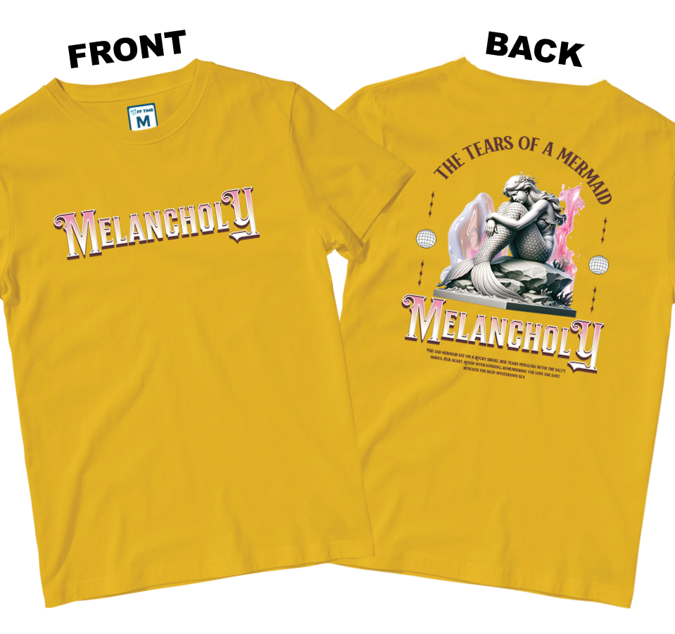 Cotton Shirt: Melancholy (Front and Back)