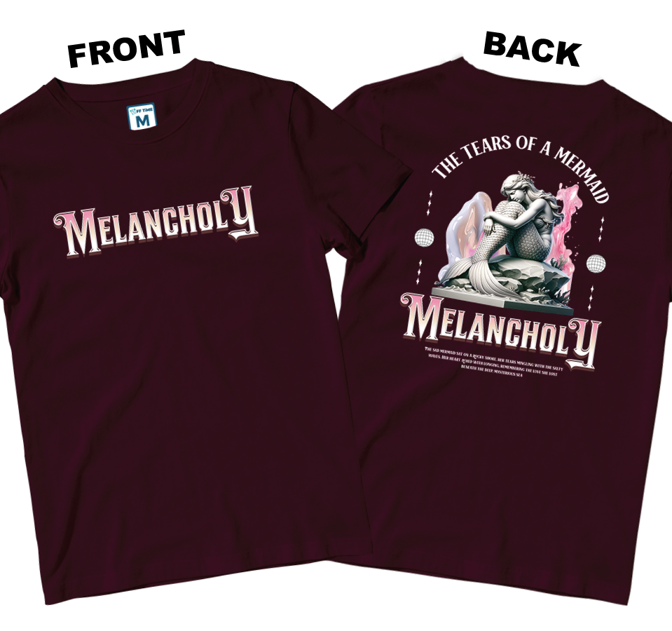 Cotton Shirt: Melancholy (Front and Back)