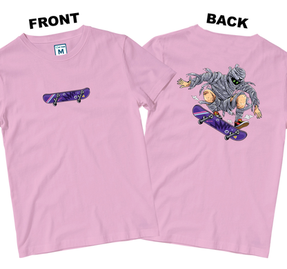 Cotton Shirt: Mummy Skate (Front and Back)