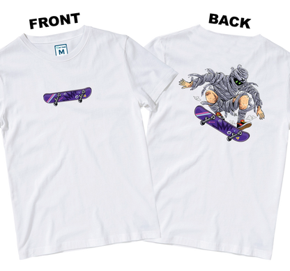 Cotton Shirt: Mummy Skate (Front and Back)