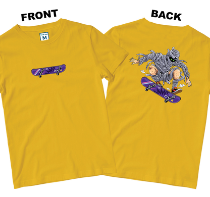 Cotton Shirt: Mummy Skate (Front and Back)