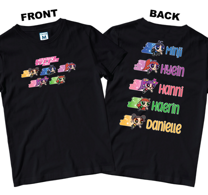 Cotton Shirt: NWJNS Powerpuff Girls (Front and Back)