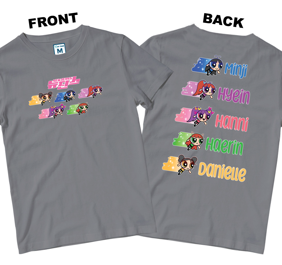 Cotton Shirt: NWJNS Powerpuff Girls (Front and Back)