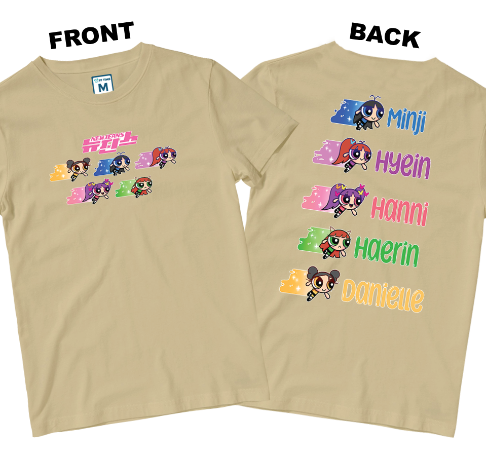 Cotton Shirt: NWJNS Powerpuff Girls (Front and Back)