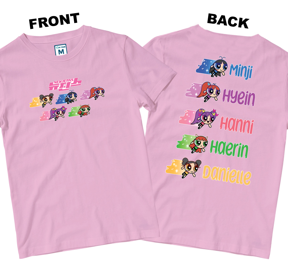 Cotton Shirt: NWJNS Powerpuff Girls (Front and Back)