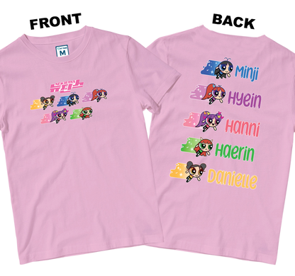 Cotton Shirt: NWJNS Powerpuff Girls (Front and Back)