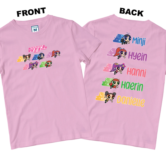 Cotton Shirt: NWJNS Powerpuff Girls (Front and Back)