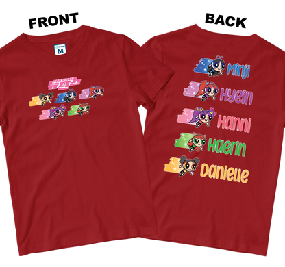 Cotton Shirt: NWJNS Powerpuff Girls (Front and Back)