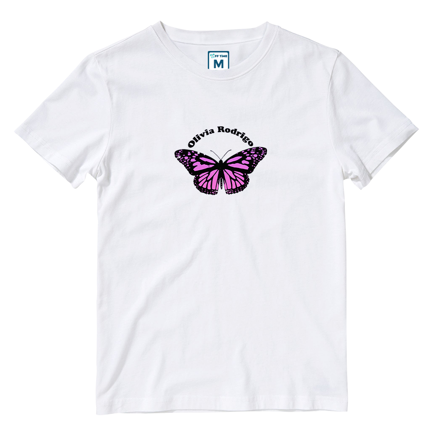 Cotton Shirt: Olivia Butterfly