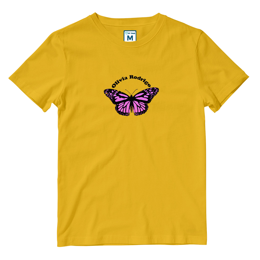 Cotton Shirt: Olivia Butterfly