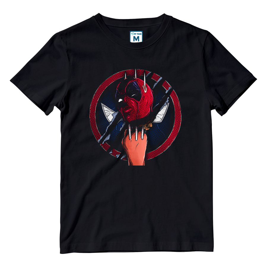 Cotton Shirt: Pierced Deadpool