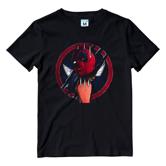 Cotton Shirt: Pierced Deadpool