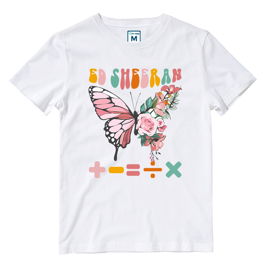 Cotton Shirt: Pink Butterfly