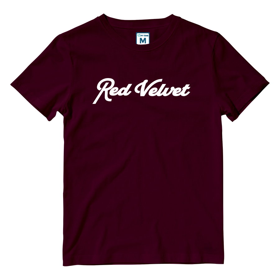 Cotton Shirt: Red Velvet Logo