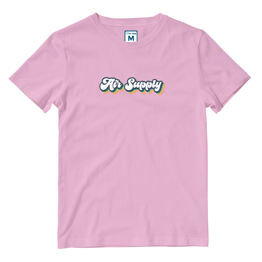 Cotton Shirt: Retro Text