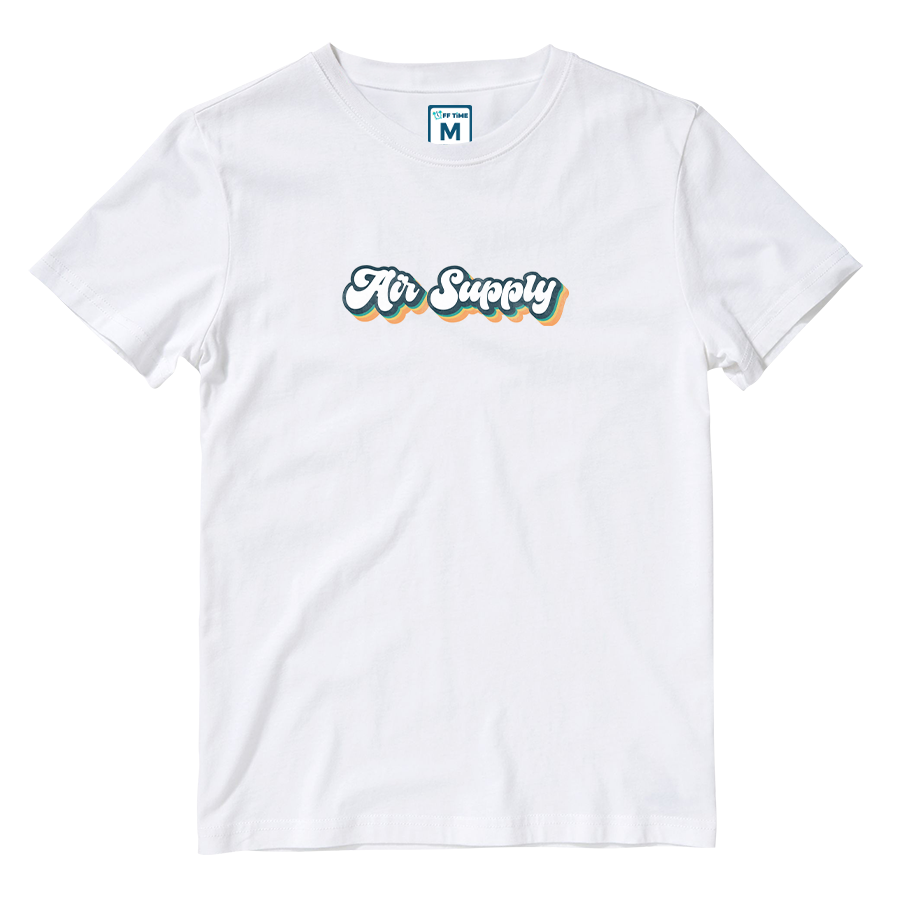 Cotton Shirt: Retro Text