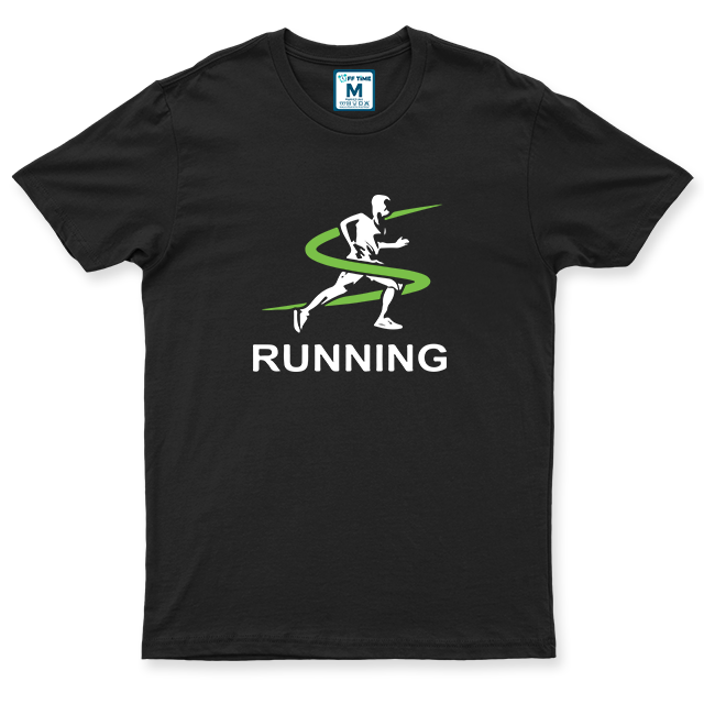Drifit Shirt: Running Swirl