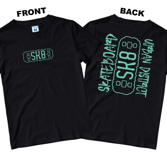 Cotton Shirt: SK8 (Front and Back)