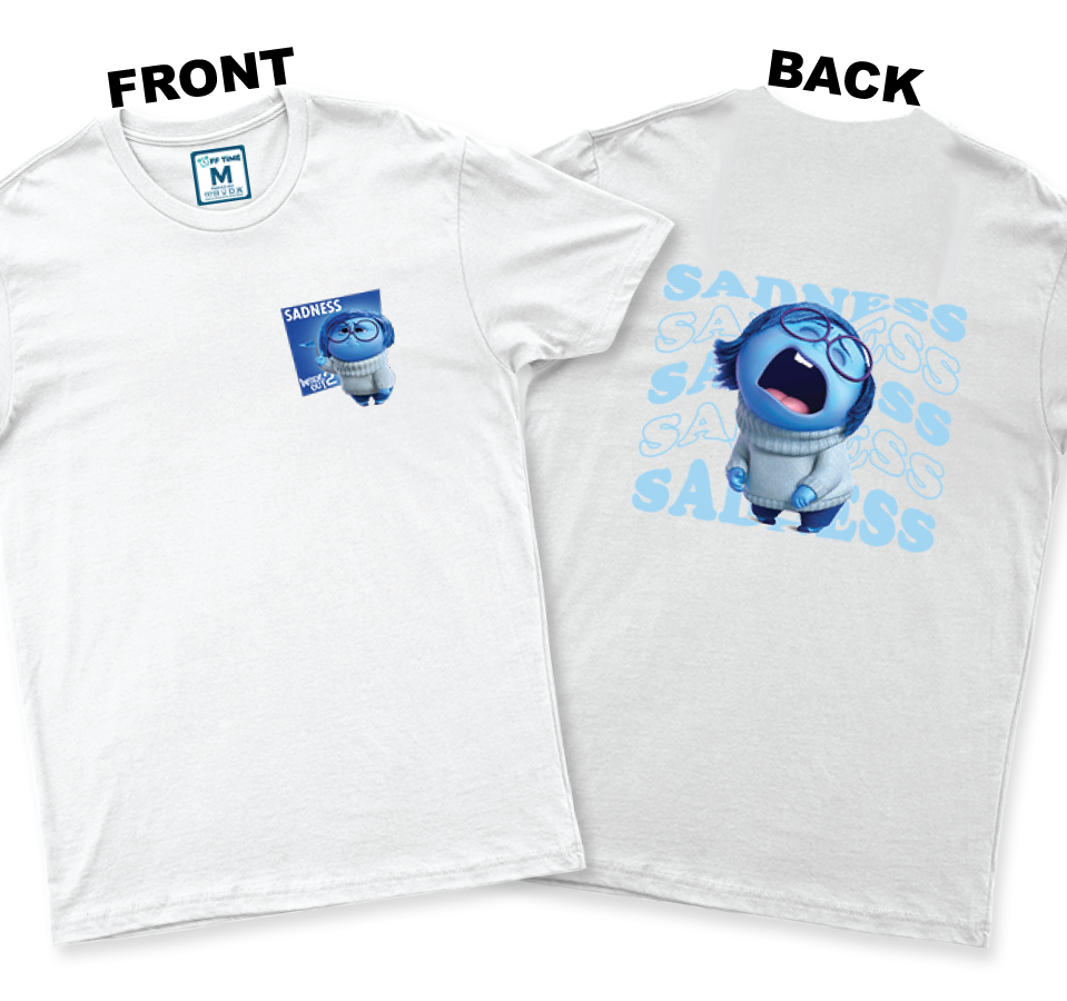 C.Spandex Shirt: Sadness (Front and Back)