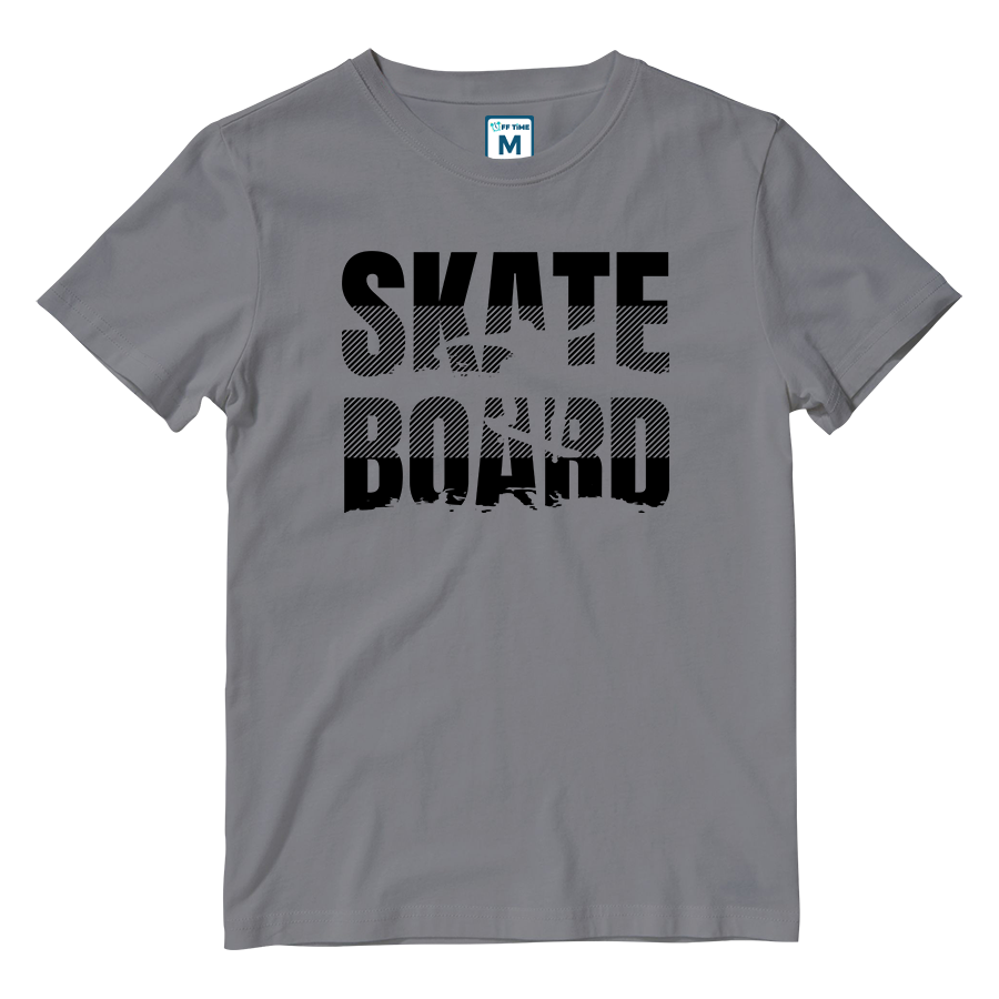 Cotton Shirt: Skate Board Silhouette