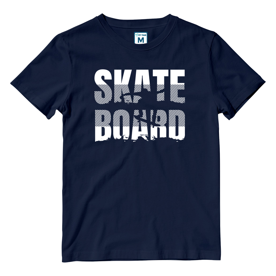 Cotton Shirt: Skate Board Silhouette