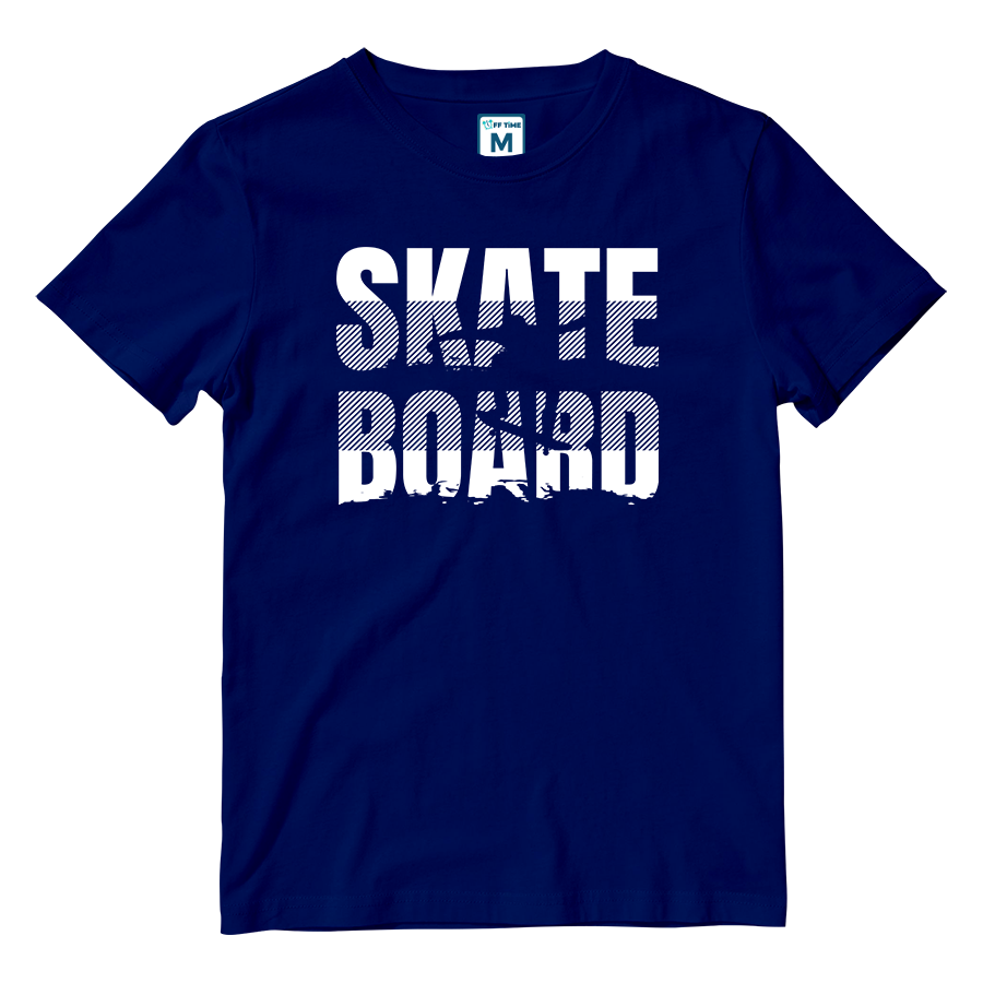 Cotton Shirt: Skate Board Silhouette