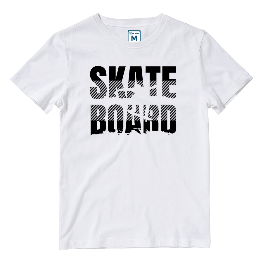 Cotton Shirt: Skate Board Silhouette