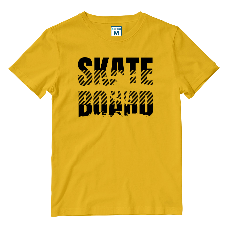 Cotton Shirt: Skate Board Silhouette