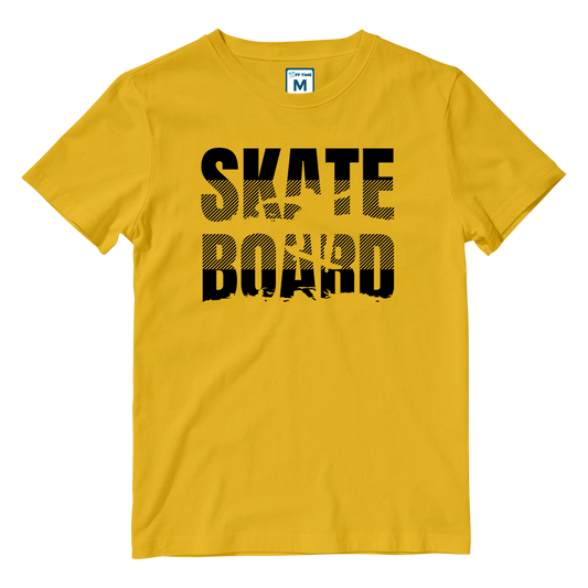 Cotton Shirt: Skate Board Silhouette