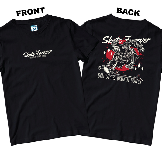 Cotton Shirt: Skate Forever (Front and Back)