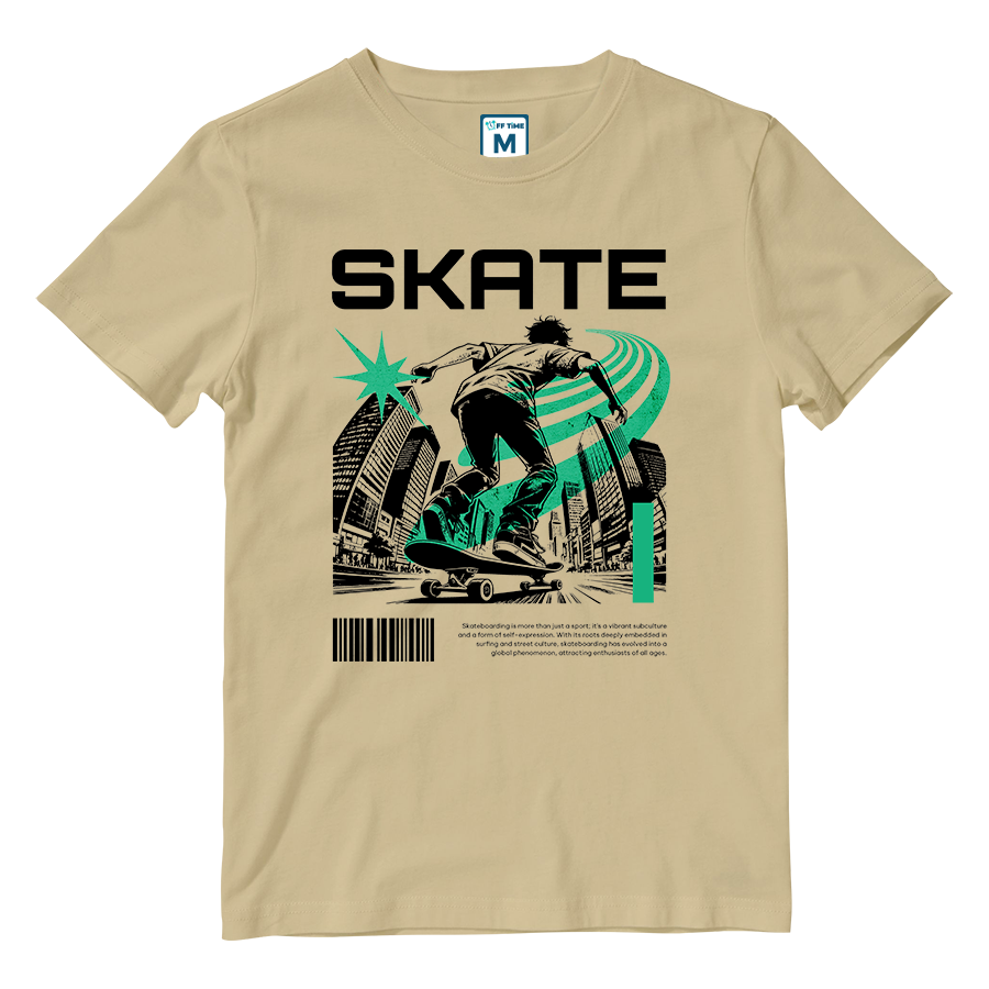 Cotton Shirt: Skate Green