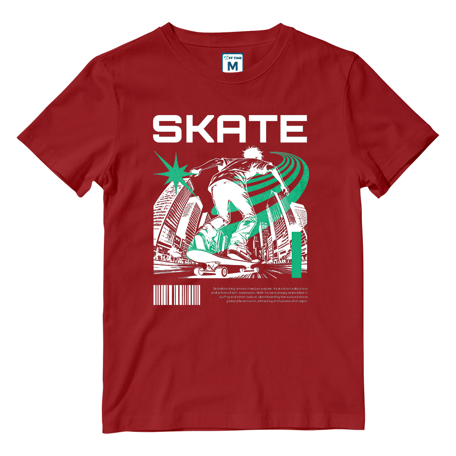 Cotton Shirt: Skate Green