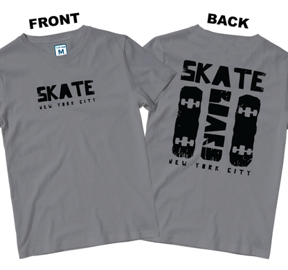 Cotton Shirt: Skate New York (Front and Back)