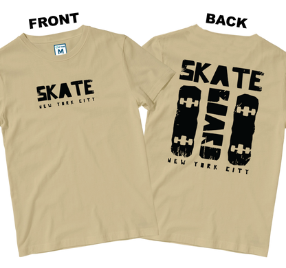 Cotton Shirt: Skate New York (Front and Back)