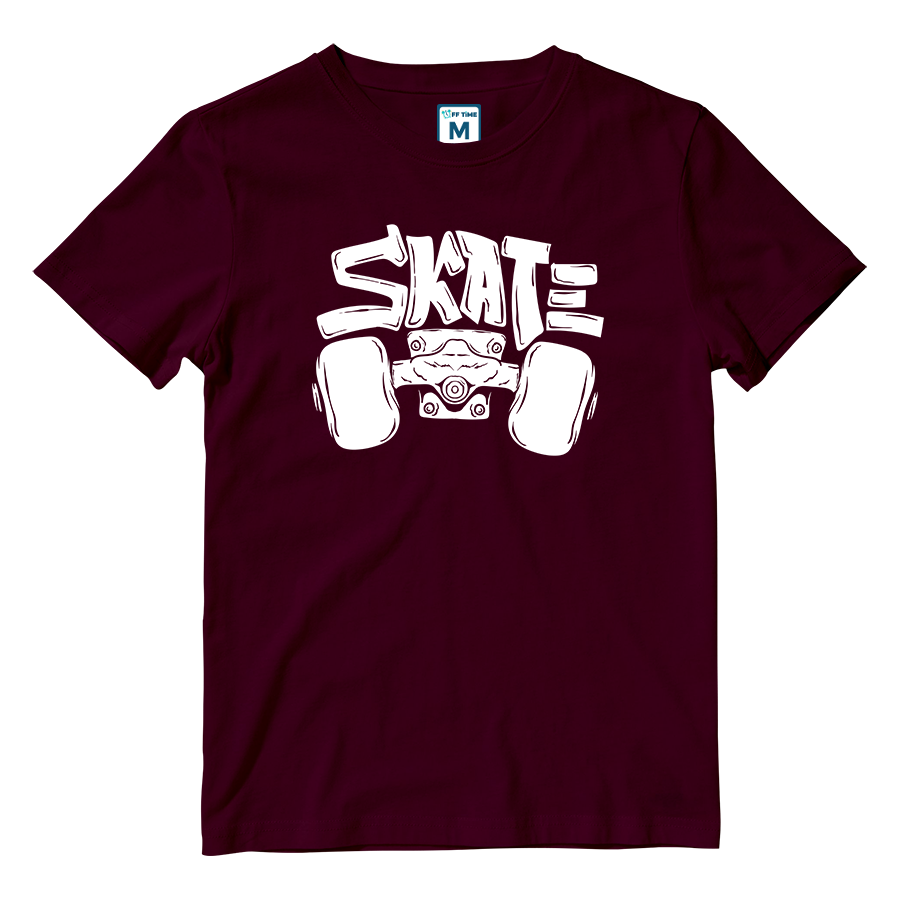 Cotton Shirt: Skate Wheels