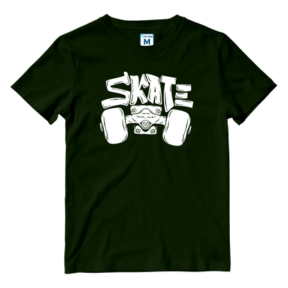 Cotton Shirt: Skate Wheels