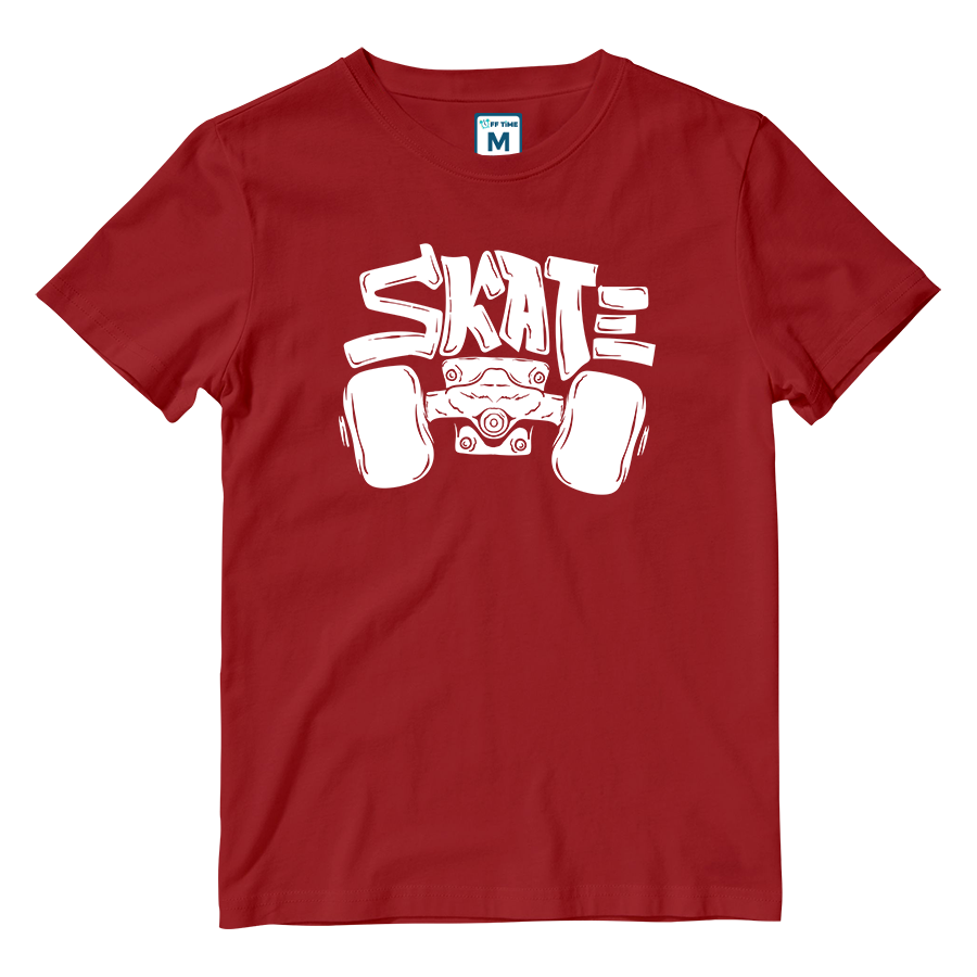 Cotton Shirt: Skate Wheels