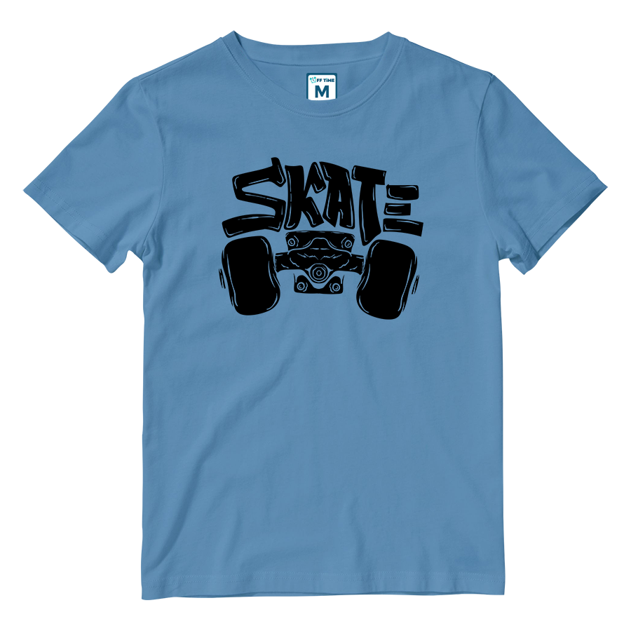 Cotton Shirt: Skate Wheels