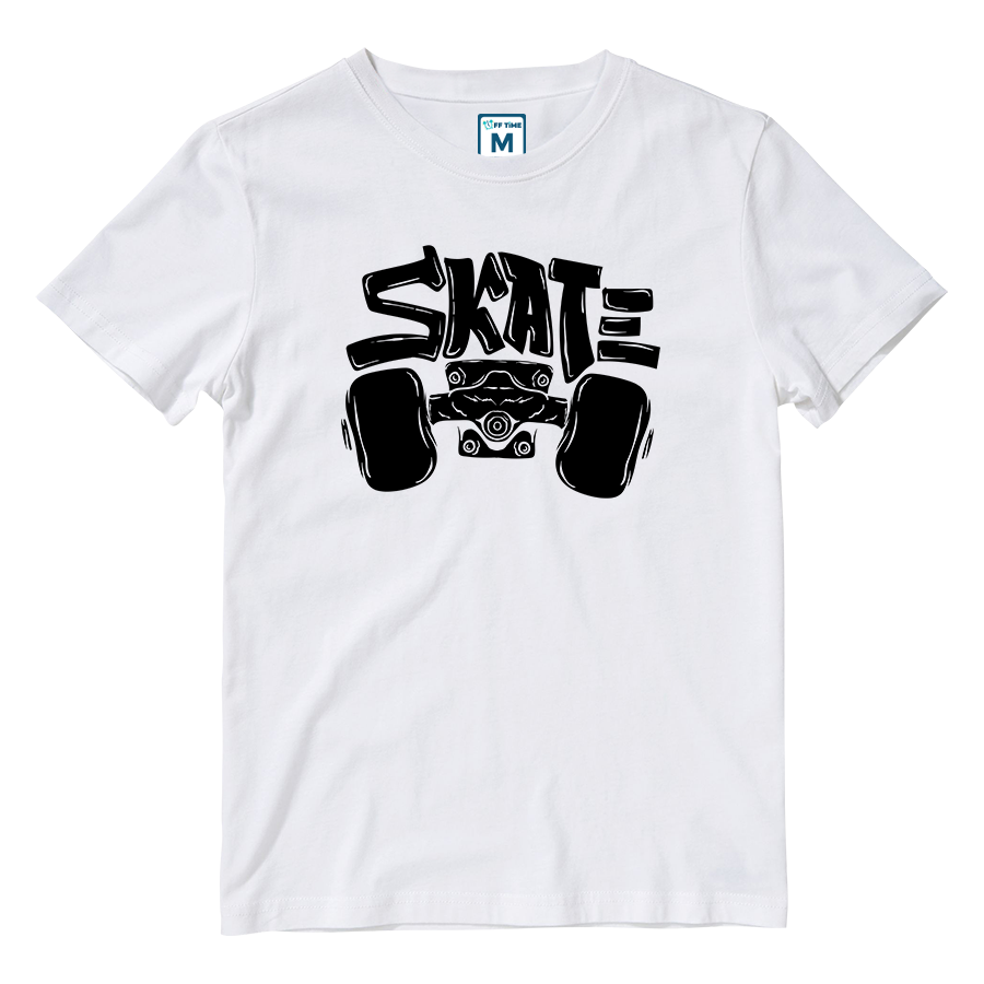 Cotton Shirt: Skate Wheels