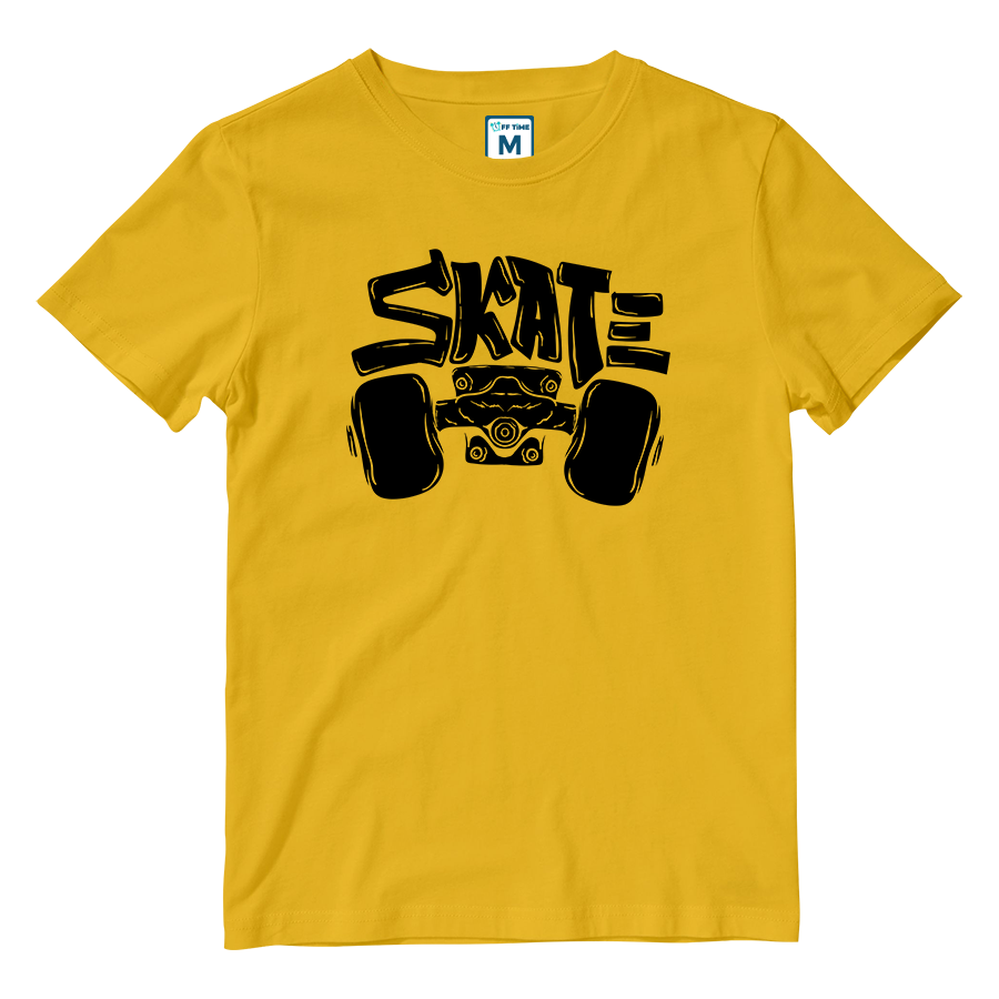 Cotton Shirt: Skate Wheels