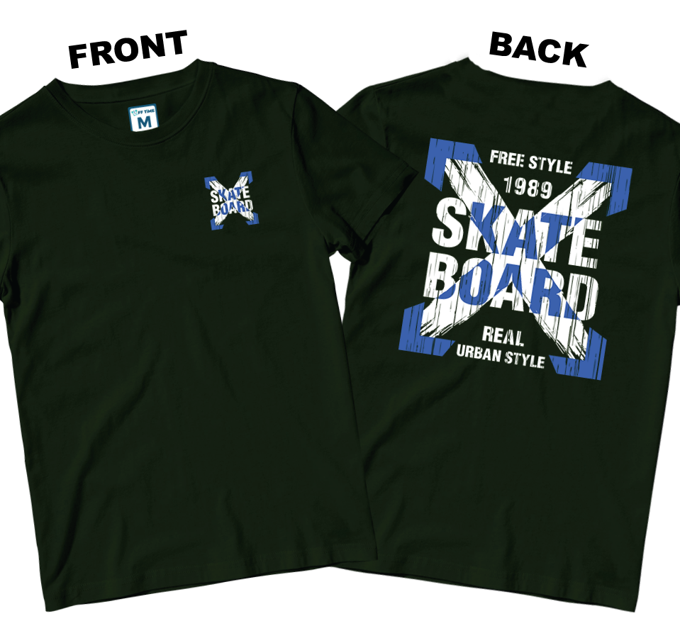 Cotton Shirt: Skate X Pocket (Front and Back)